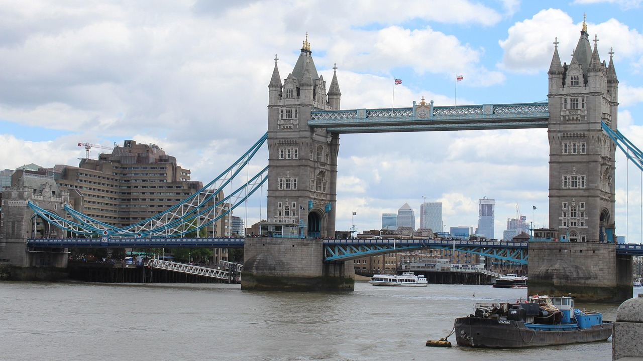 Tower Bridge in London, UK